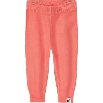 Dívčí oblečení lupilu® Dívčí pletené kalhoty s BIO bavlnou (korálová, 62/68)