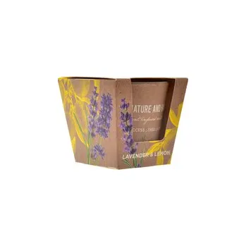 Svíčka Svíčka sklo s vůní Lavender/Lemon 115 g 9x9x9 cm