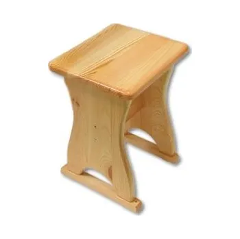 Nábytek Drewmax Dřevěná stolička NR113, v45, borovice (Barva dřeva: Ořech)