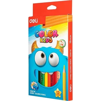 Pastelka Deli Color Kids Jumbo 12 ks