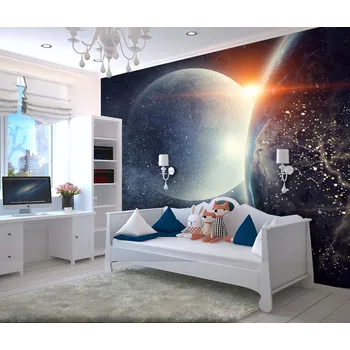 Fototapeta Malvis ® Tapeta Měsíc u Země Vel. (šířka x výška): 144 x 105 cm