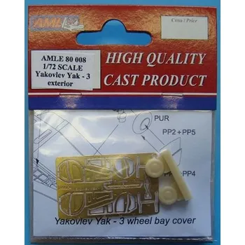 Plastikový model AML 1/72 Yak-3, wheel bay cover