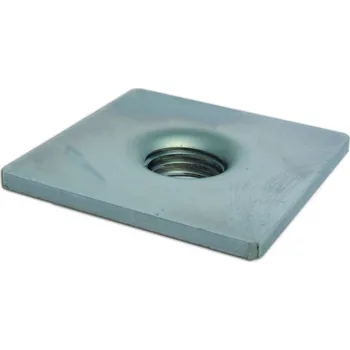 Zábradlí Navařovací deska čtvercová 60x60mm, závit M20, nerez