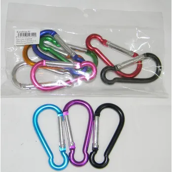 Jištění Karabina hliníková barevná 70 mm