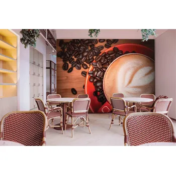 Malvis ® Tapeta hrnek kávy Vel. (šířka x výška): 216 x 140 cm