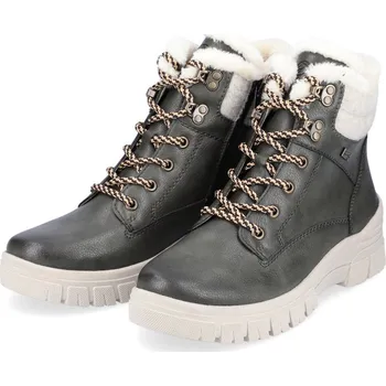 Dámské polobotky Dámská kožená obuv D0E71-52 Remonte zelená Barva: grün kombi, Velikost: 36