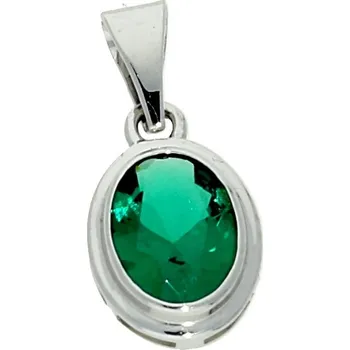 Přívěsek Goldstore Přívěsek oválný bílé zlato Váha: 0.85 g