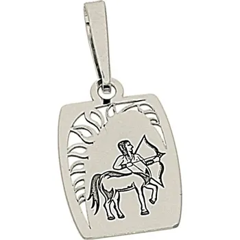 Přívěsek Goldstore Přívěsek znamení střelce bílé zlato Váha: 0.66 g