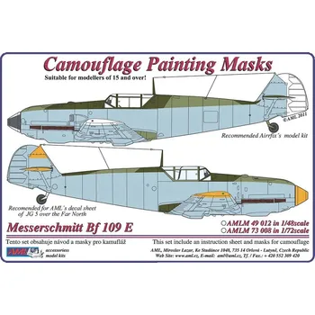 Plastikový model AML 1/48 Mask Messerschmitt Bf 109E
