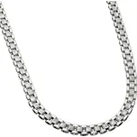 Goldstore Masivní náhrdelník z bílého zlata Váha: 14.95 g, Délka: 45 cm