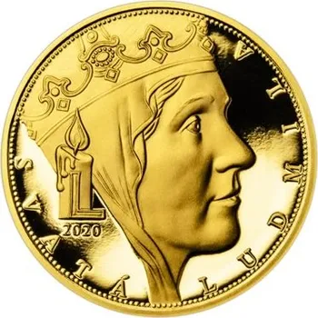 2020 - Proof - Sv. Ludmila - 1 dukát Au