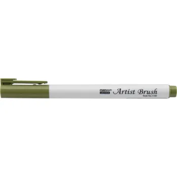 MARVY Artist Brush 1100-96 fix štětcový hrot – barvy vodní báze brush pen na papír lettering kaligrafie rozmývatelný mísitelný acid free netoxický