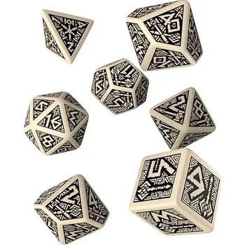 Příslušenství k deskovým hrám Q-workshop Sada trpasličích kostek, barva červeno-černá