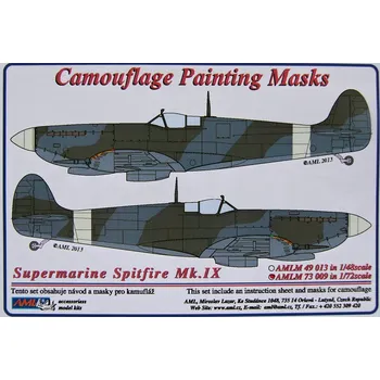 Plastikový model AML 1/72 Camouflage masks Supermarine Spitfire Mk.IX