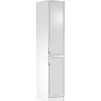 Kuchyňská skříňka Tempo Kondela Potravinová skříňka D40SP, bíla/sosna Andersen, pravá, SICILIA