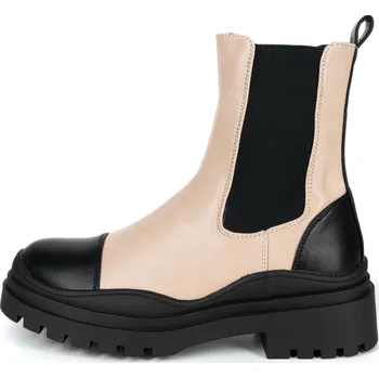 Dámské tenisky Vero Moda dámské kotníkové boty pérka Nilla béžové Velikost: 41