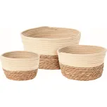 Košíček proutěný sada 3 ks
