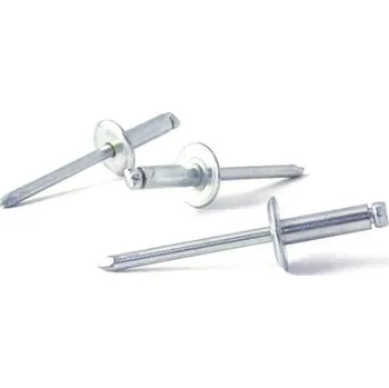 Spojovací materiál Trhací nýt velká hlava DIN 7337 AL/ST hlava 16mm 4,8x14 AL/ST
