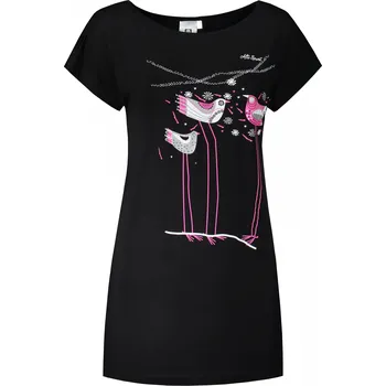 Dámské tričko Dámské prodloužené triko ALTISPORT CARRYOVER ALW043123 ČERNORŮŽOVÁ L