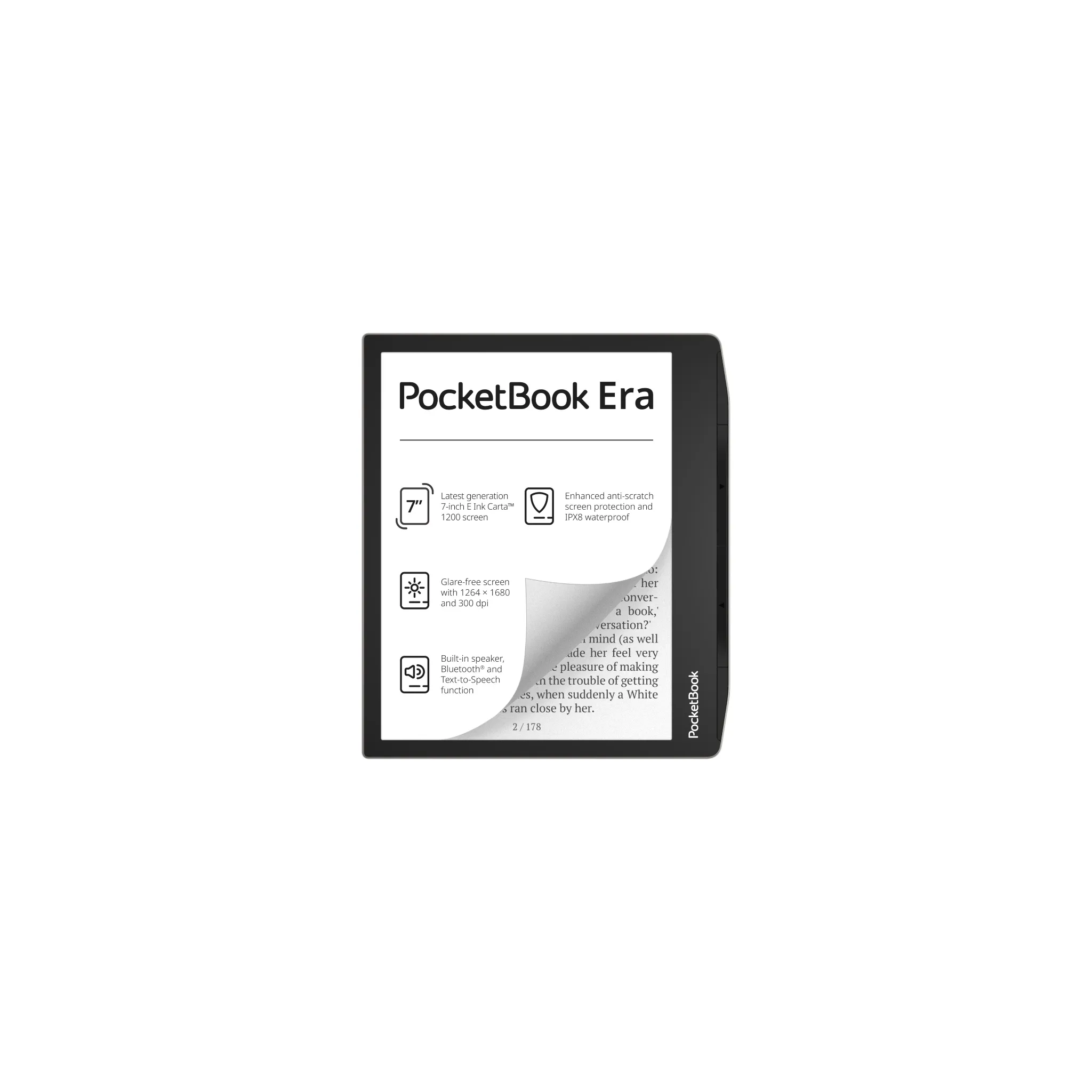 Fotografie 1 - Čtečka elektronické knihy PocketBook 700 Era Stardust Silver