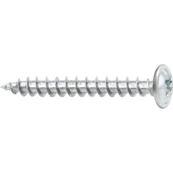 Vrut Vrut univerzální čočková hlava s límcem, křížová drážka 3x25 ZB