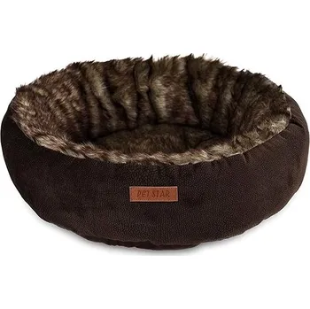 Pelíšek pro psa Petproducts pelíšek pro psy pohodlný hnědý 60 cm