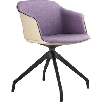 Jednací židle LD SEATING Konferenční židle WAVE 032, F90-BL, černý kříž