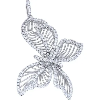 Módní doplněk Goldstore Stříbrný přívěs motýl Varianta: stříbrný přívěs