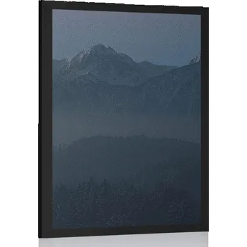 Plakát Dovido Plakát úplněk měsíce nad horami