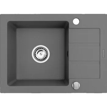 Granitový dřez Granitový dřez Pyramis ATHENA (62x44) 1B 1D tmavě šedá
