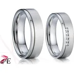 Goldstore Stříbrné snubní prsteny 012 Lancelot a Guinevera Varianta: snubní prsten