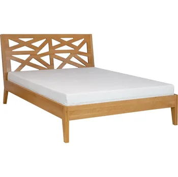 Postel Drewmax LK164 160x200 cm dřevěná postel masiv buk dvojlůžko