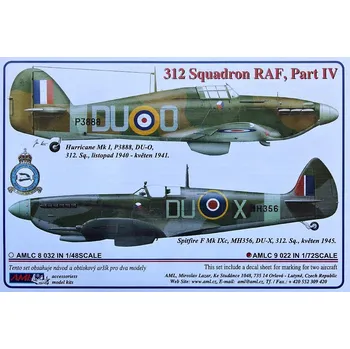 Plastikový model AML 1/72 Decals 312 Squadron RAF Part IV.