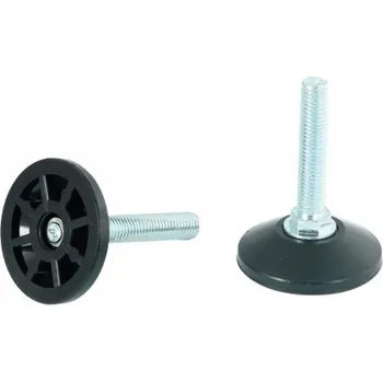 Šroub Stavitelná noha otočná s patkou Ø30 mm, šroub M10x30 mm, ocel - PP