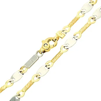 Módní doplněk Goldstore Zlatý článkový náramek Váha: 3.35 g, Délka: 18 cm