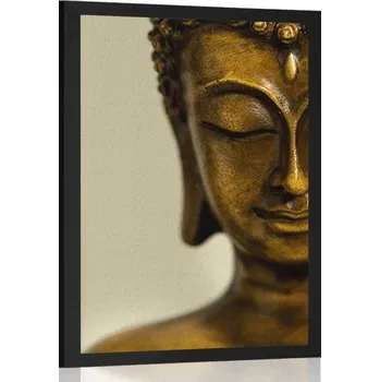 Plakát Dovido Plakát bronzová hlava Buddhy