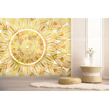 Tapeta Malvis ® Tapeta mandala slunce Vel. (šířka x výška): 144 x 105 cm