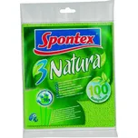 Utěrka houbová Natura 3 ks