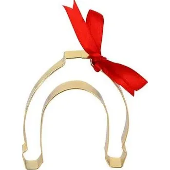 Vykrajovátko Vykrajovátko na cukroví zlatá PODKOVA 7 cm