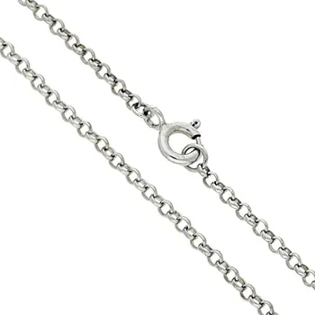 Řetízek Goldstore Hráškový řetízek v bílém zlatě Váha: 3.90 g, Délka: 50 cm