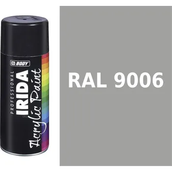 Barva ve spreji BODY IRIDA akrylátový sprej RAL 9006 400ml