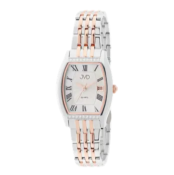JVD Dámské elegantní hranaté šperkové hodinky JVD JG1027.2