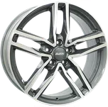 Alu kola ALUTEC IKENU grafit tm./leštěné čelo 6,5x17" 4x98 ET38 58,1