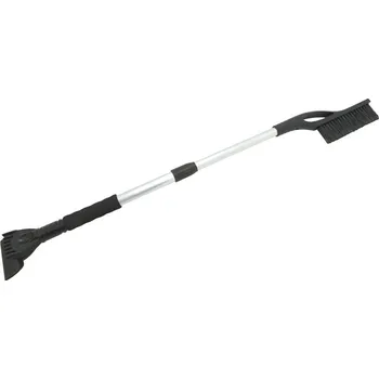 Autoškrabka Škrabka s košťátkem BLACK teleskopická 77 - 100cm