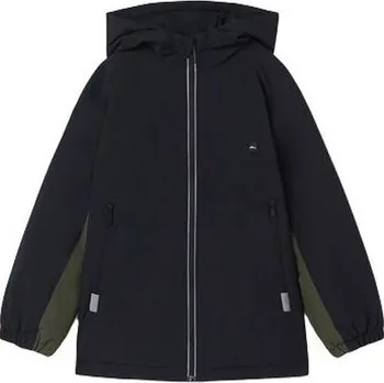 Kojenecká bunda MAYORAL chlapecká podzimní bunda s kapucí, černá - 140 cm