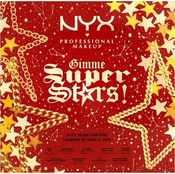 Kosmetická sada NYX Professional Makeup Gimme SuperStars adventní kalendář
