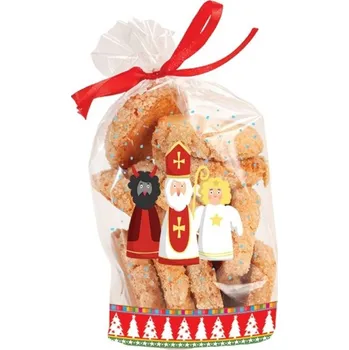 Forma na pečení ALVARAK GROUP a.s. Celofánový sáček velký - mikuláš + čert + anděl - 18x30cm - 10ks