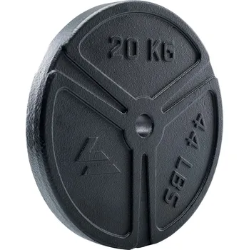 Závaží na činky MARTES ESSENTIALS WEIGHT PLATE 20KG M000159887 – Černá