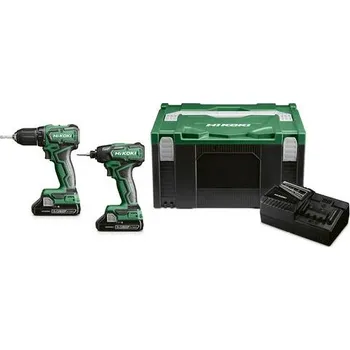 Elektrické nířadí HiKoKi KC18DDWAZ Aku set 18V (KC18DDWAZ Aku set 18V Brushless 5,0Ah x2 DS18DD WH18DD UC18YFSL HSC 3)