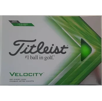 Golfový míček Titleist ball Velocity - Green (zelené) 2022 3ks